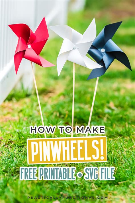 practically functional|free printable pinwheel craft.